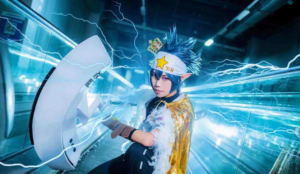 凹凸世界:雷狮cosplay,很帅很霸气的一个角色了