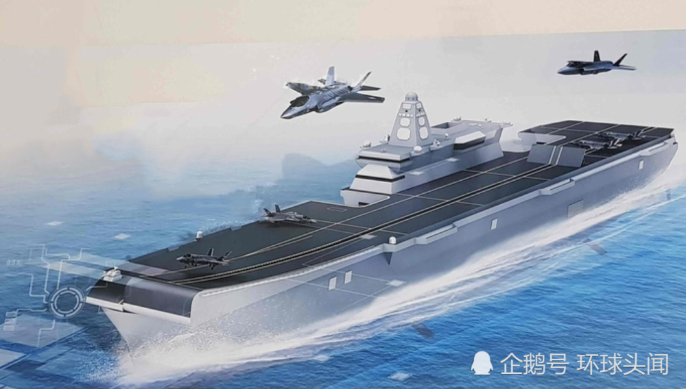 韩国展示未来海军舰队:轻型航母在列,主力战舰比055更