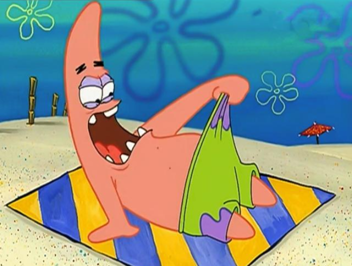 海绵宝宝:剧中那些少儿不宜的画面,派大星一个动作就暴露了他是