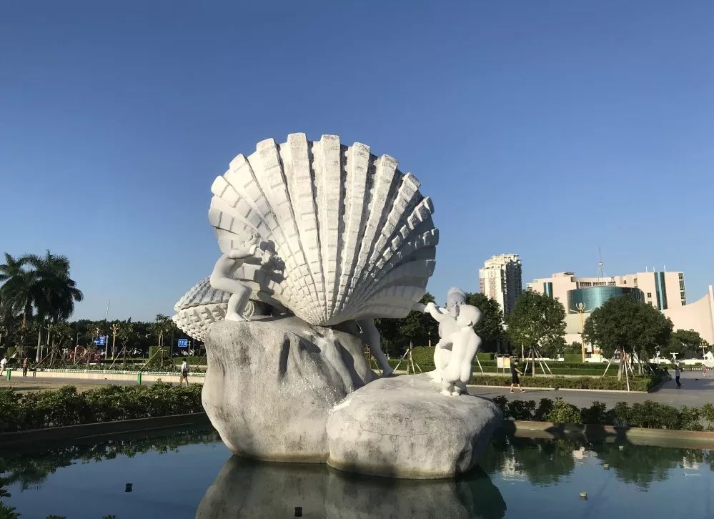 人民广场,海螺,海风,海蚌,汕头