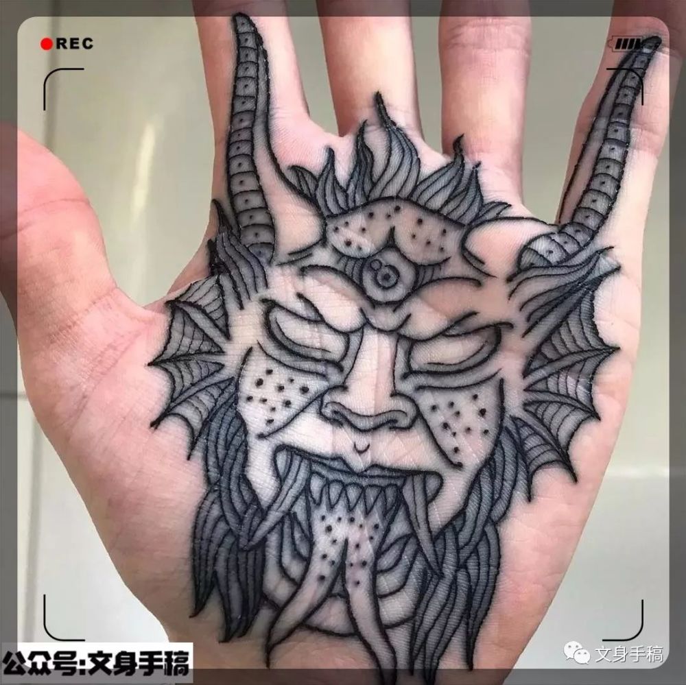 精品手心线条文身108张