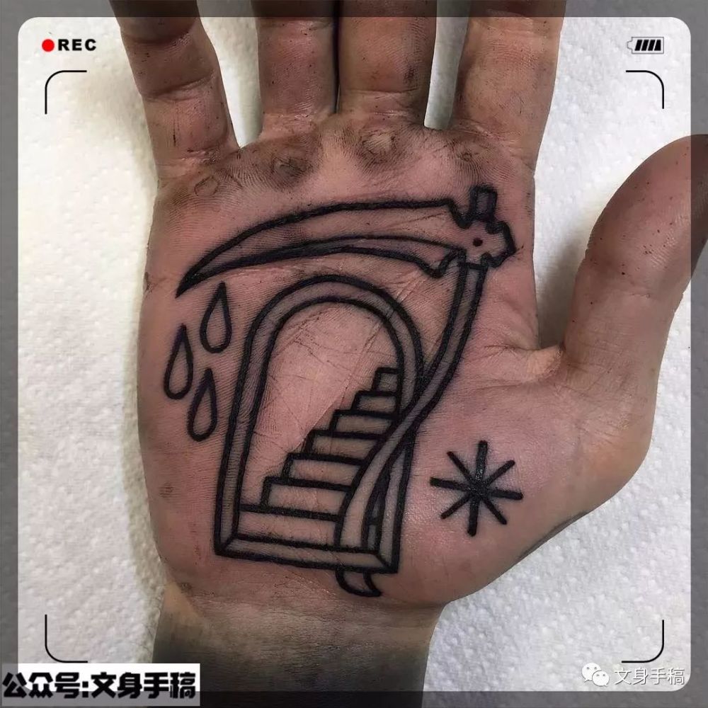 精品手心线条文身108张