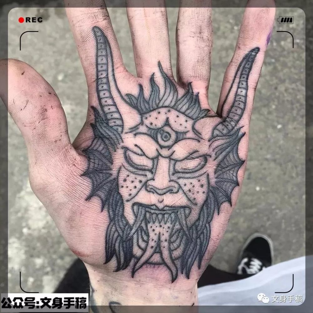 精品手心线条文身108张