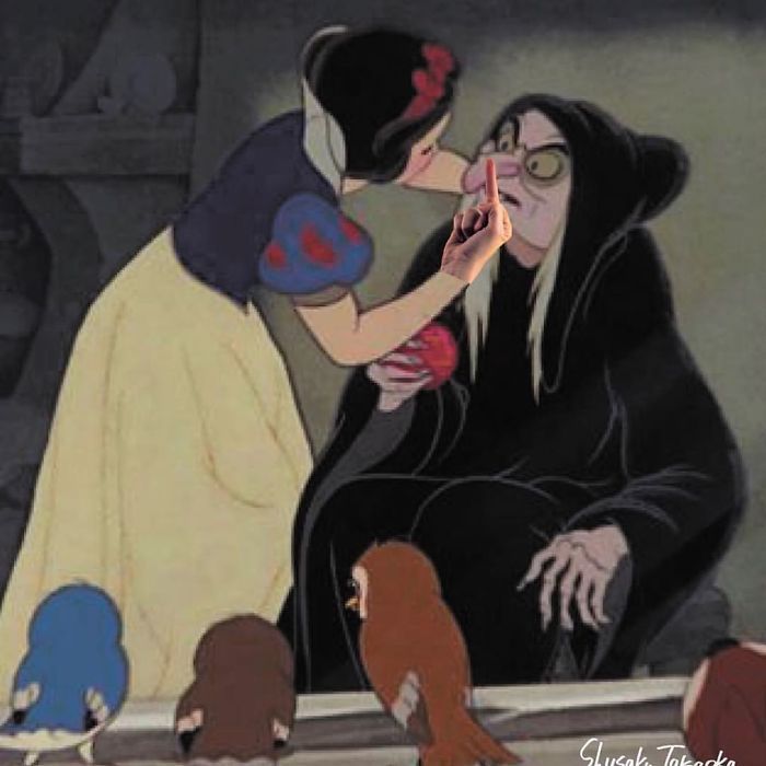 毁童年!当迪斯尼公主遇到恶搞,看看都变成什么样了