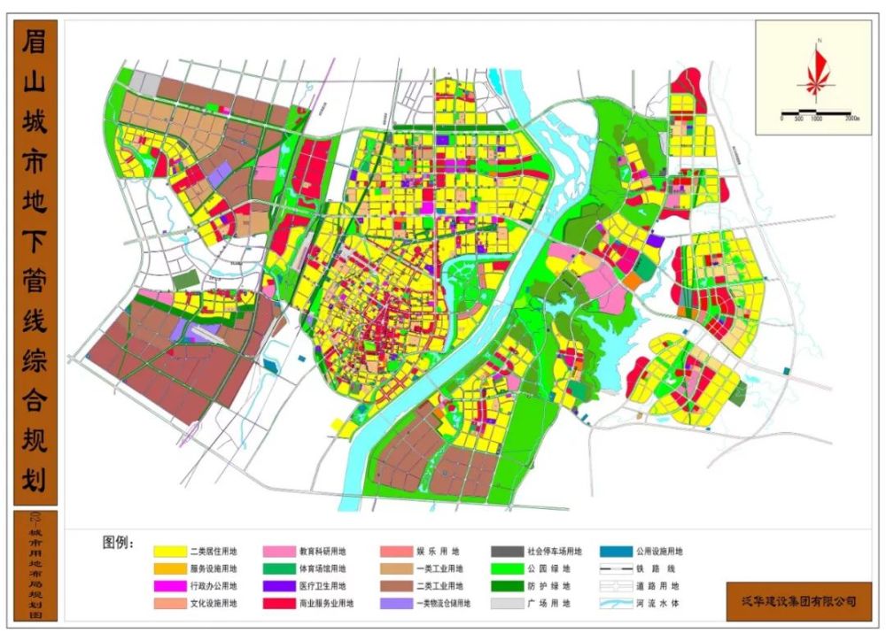 眉山城区,未来几年怎么发展?城市地下管线综合规划图来了