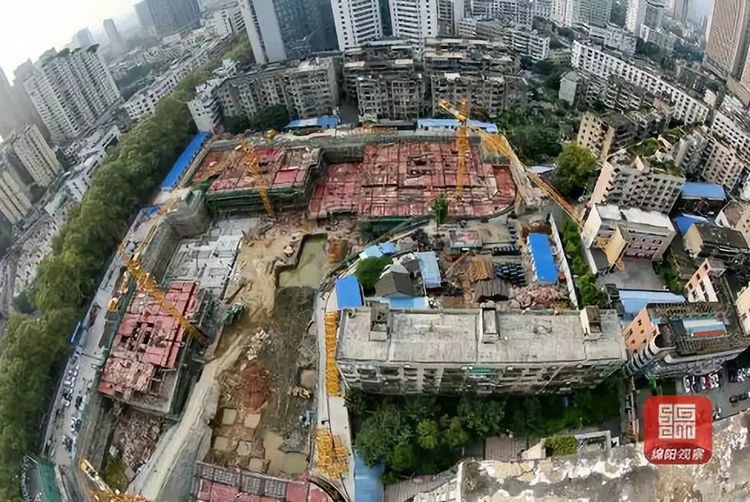 绵阳城中心这片地要建5栋高楼 商业 住宅应有尽有