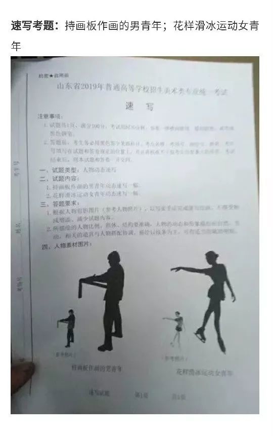 2020年山东省美术联考考题分析纯干货