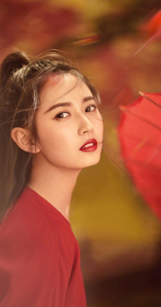 陈钰琪红衣古风高清唯美手机壁纸