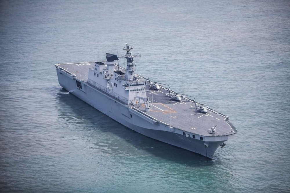 韩国海军装备两栖攻击舰已经有十多年了,第一艘独岛号早于2007年服役