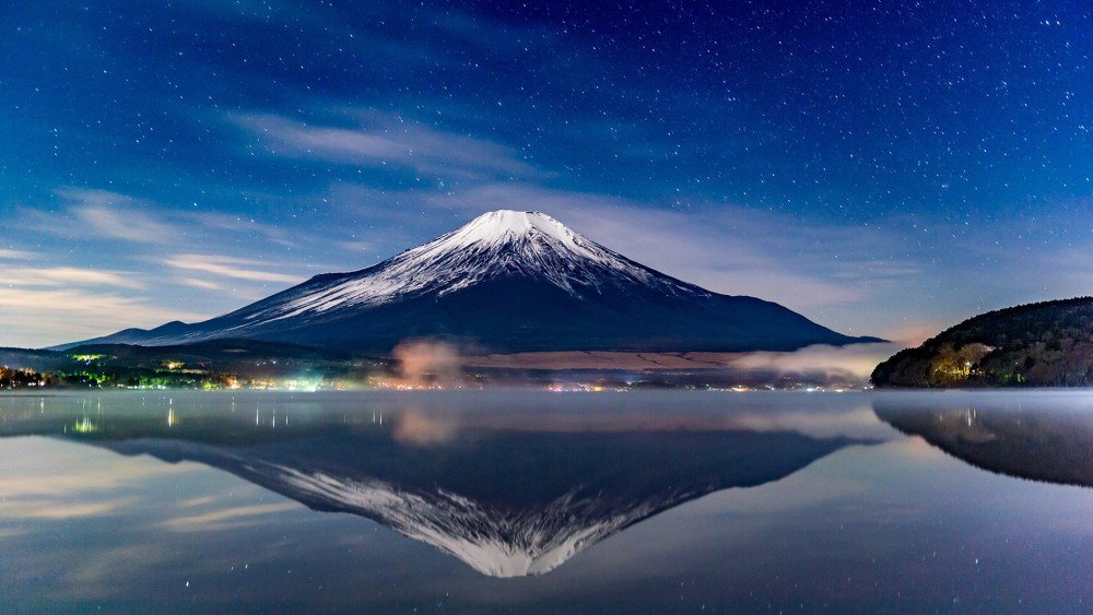 意境唯美富士山壁纸,浪漫美好的富士山,美妙绝伦