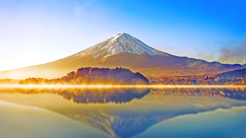 意境唯美富士山壁纸,浪漫美好的富士山,美妙绝伦