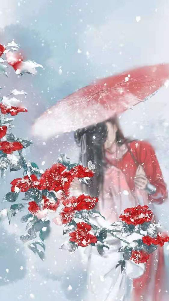 意境·古风壁纸:桃花灼灼,清风渺渺,芳华漫,便一眼万年