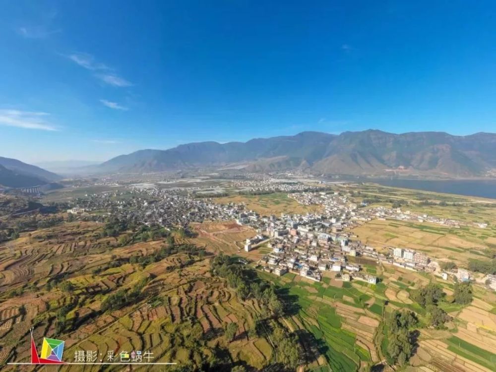 程海湖,永胜县,河口村,村落,星湖,河北村