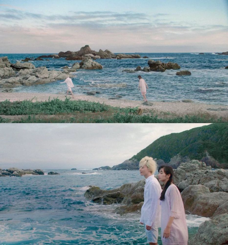 图源:《溺水小刀》电影截图 如你所想,海水,白花,冷杉,这是一瓶略带