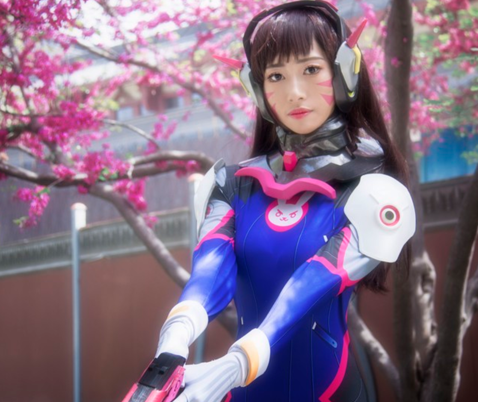 cosplay:守望先锋,可爱美少女战士dva