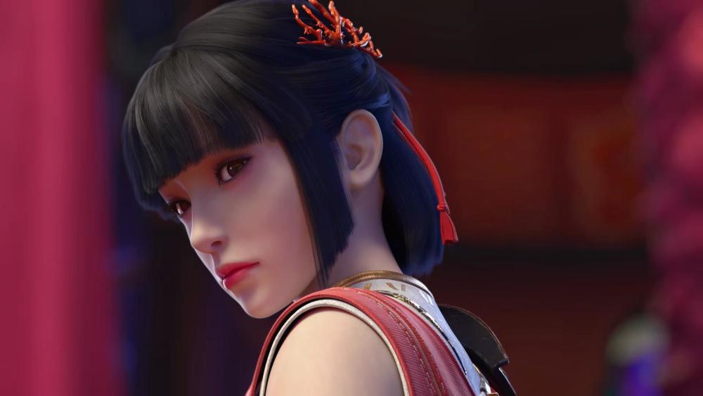 四海鲸骑:三大美女壁纸,鲛女持枪很帅,七杀很像埃及艳