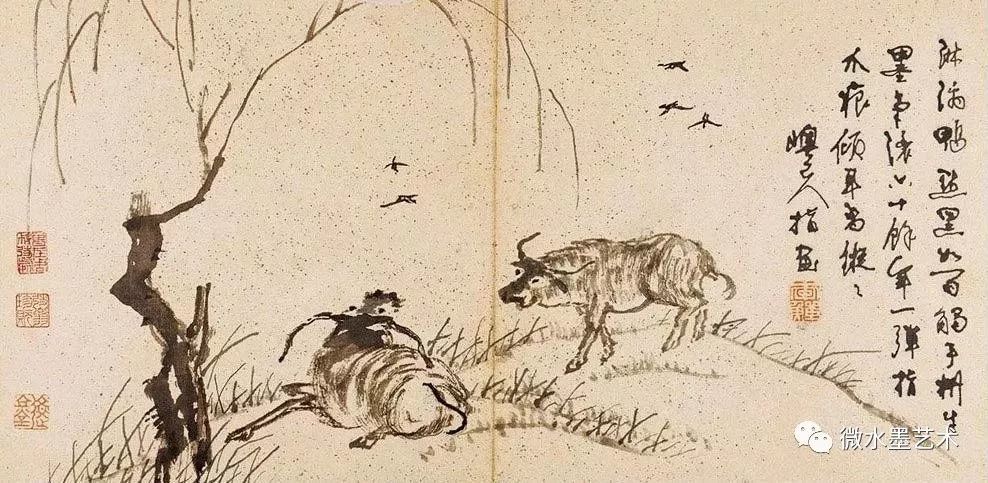 李鱓指画,好清新!
