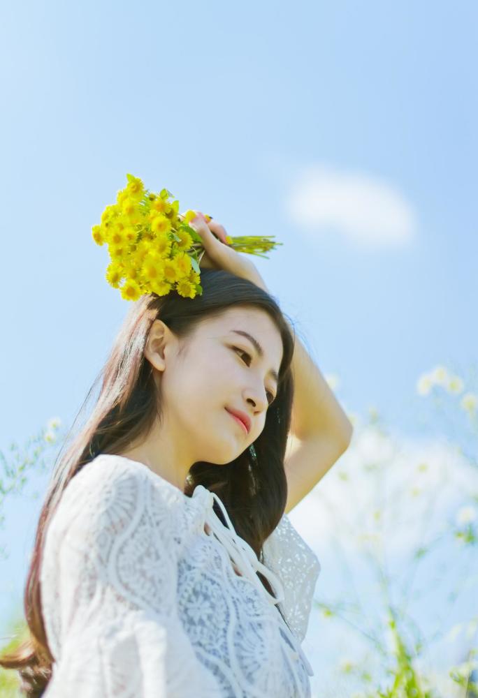 明眸皓齿的美女,气质美女