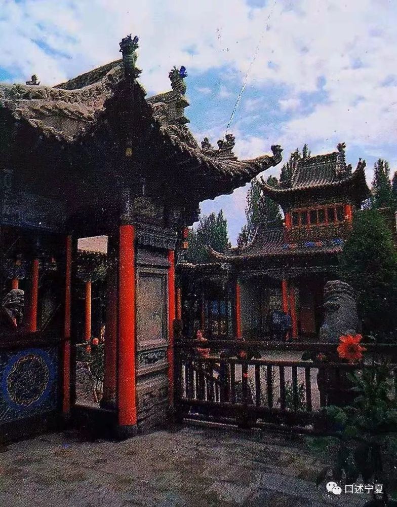 80年代,宁夏,中卫,中卫高庙,沙坡头