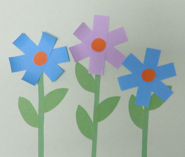 提高孩子动手能力的纸条花创意手工