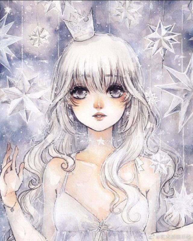 这些像星星一样耀眼的水彩美少女,你喜欢吗?