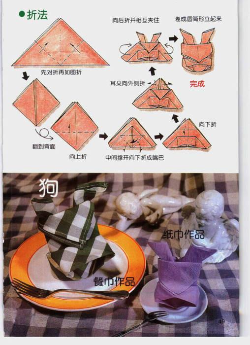 叠餐巾其实很简单,时髦而又容易操作,可以参照下面的步骤学习.