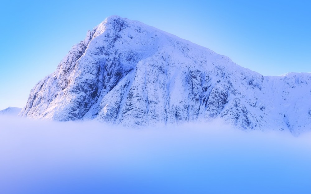 壮阔大山白云绮丽美景壁纸 看点快报