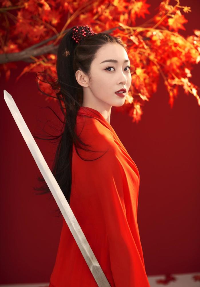 宣璐|唯美清新古风写真,一种女侠风范,气质独特,清新淡雅!