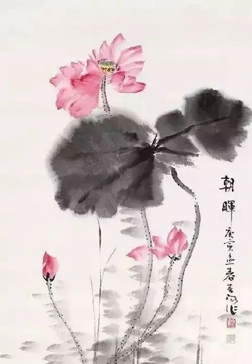 霍春阳写意荷花作品欣赏,很美