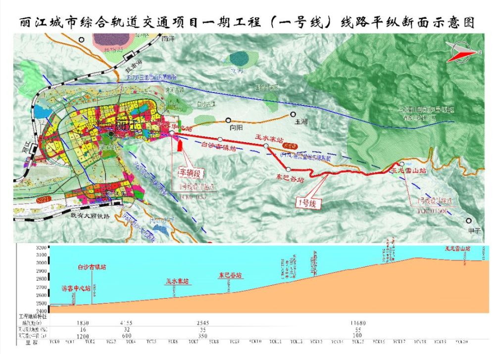 丽江城市综合轨道1号线要来了 听说能直达玉龙雪山?