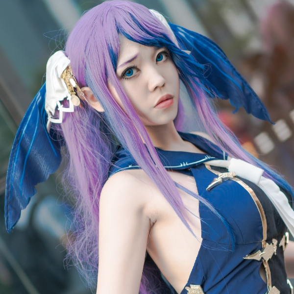 人鱼姬cosplay,清新靓丽,可爱迷人的小姐姐