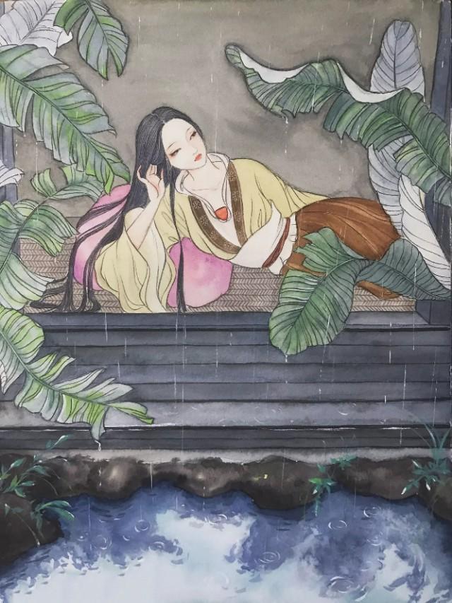 这位千古第一才女的风采,竟被一位美女插画师神奇还原