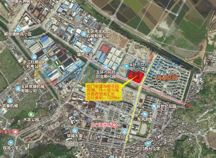 华鸿嘉信5110万竞得玉环坎门中心小学旁涉宅地