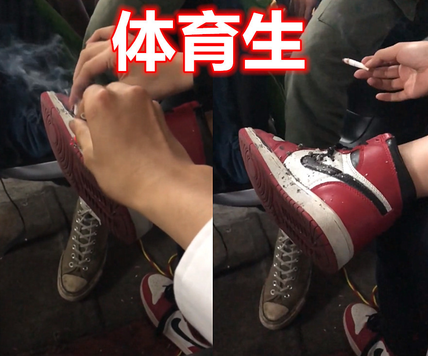 "穿aj"也有差距?,美术生手绘,体育生灭烟,看到理科生