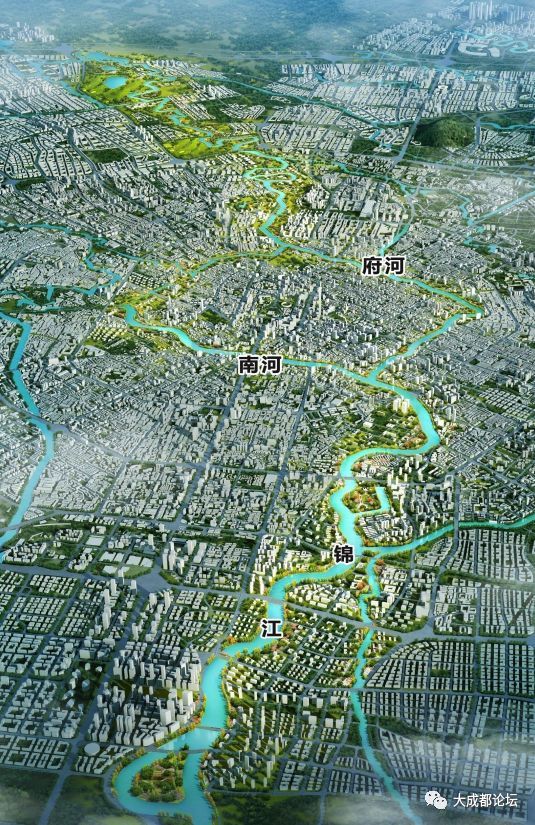 锦江公园,锦江区,成都,中央公园,成华区,青羊区