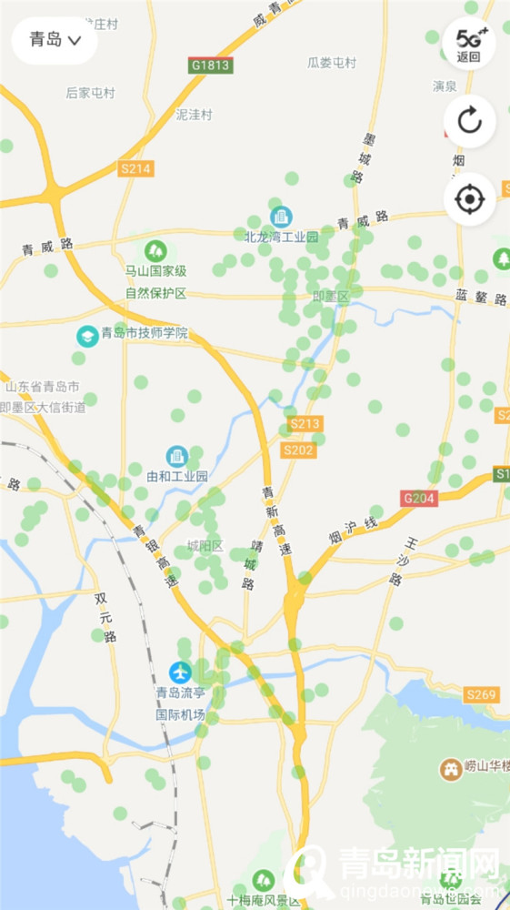 青岛5g基站地图来啦!你家有信号吗?