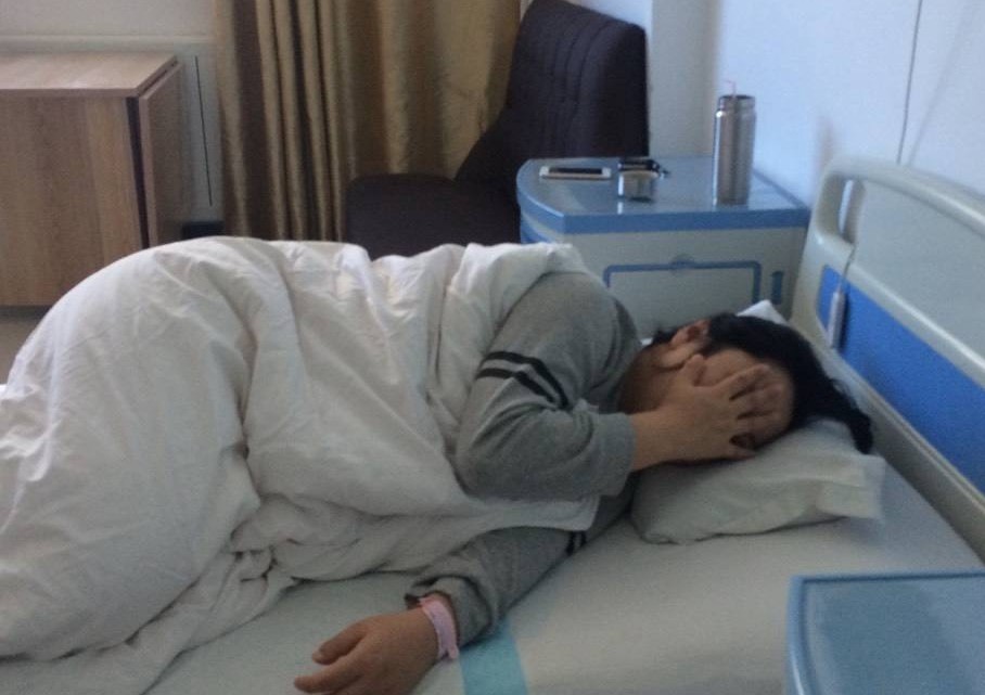 顺产时,