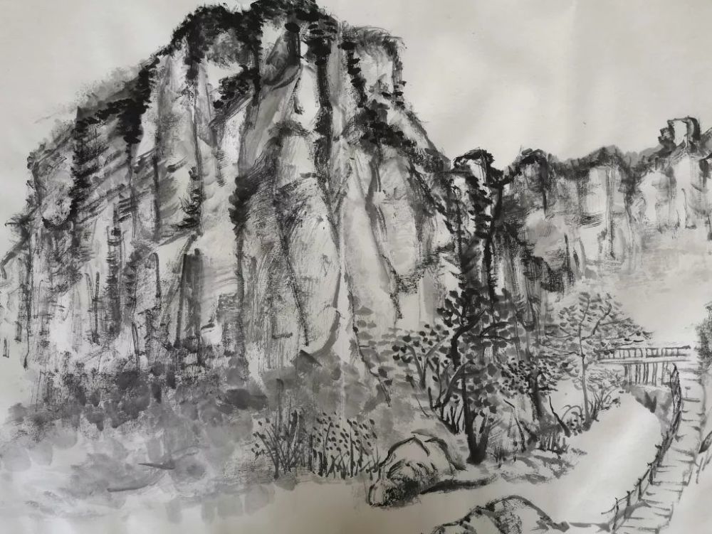 青山绿水 只为入画——2017级美术学国画专业太行山写生之旅