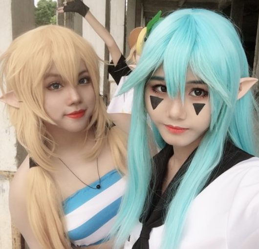 凹凸世界cosplay,眉清目秀的小姐姐