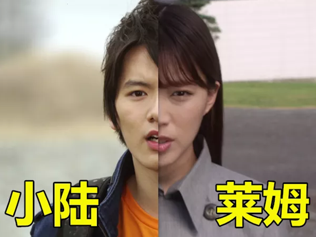 当捷德奥特曼人间体与女主半脸合照,这也太"般配"了吧