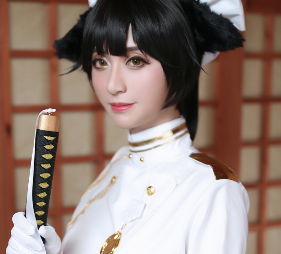 小姐姐动漫碧蓝航线高雄cosplay,帅气十足