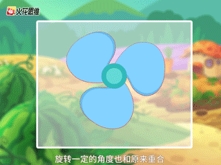 中心对称图形,就是把旋转角度定为 一圈,旋转后与初始图重合的图形.