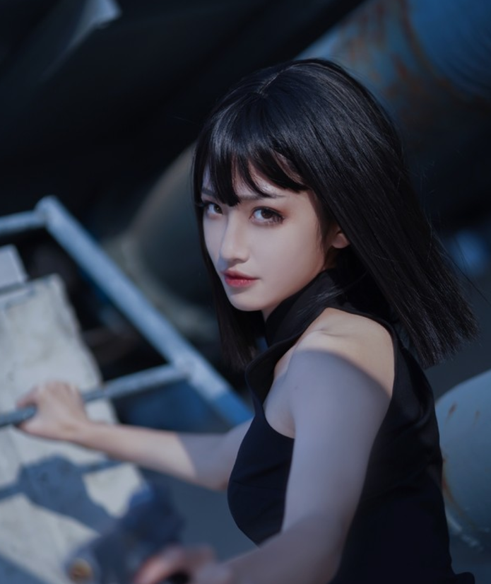 枪娘cos:冷酷如冰山女神般的小姐姐来袭,太酷了