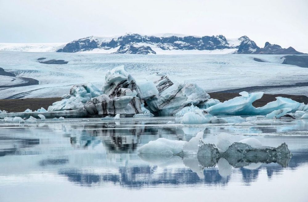 冰岛冰川泻湖