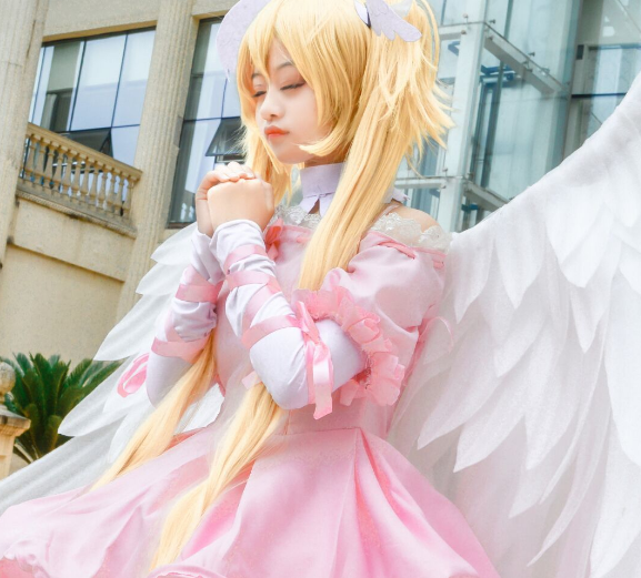 动漫人物星那歌呗cosplay,甜美可人