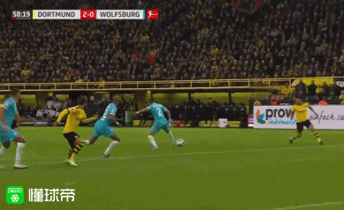 德甲战报:多特3-0狼堡,小阿扎尔传射,格雷罗建功