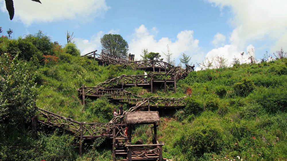 多乐原风景区,景区,栈道