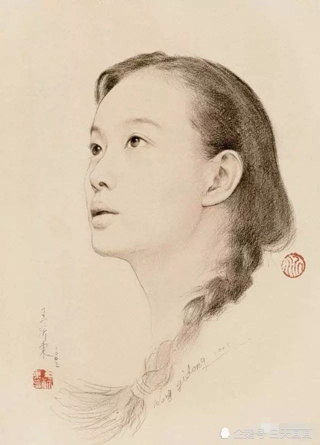 白天画画,中国当代油画艺术大家——王沂东素描作品集