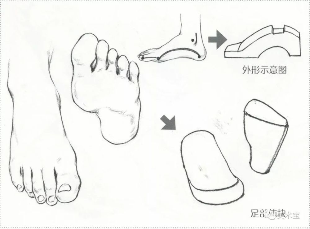 结构去画, 鞋头尽量鼓起来, 保证脚趾在鞋里的空间, 脚背的弧度要画