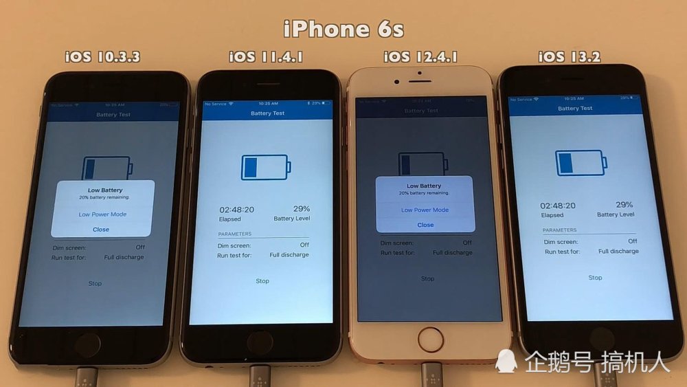 ios10/11/12/13电池续航测试:哪个系统最耗电?